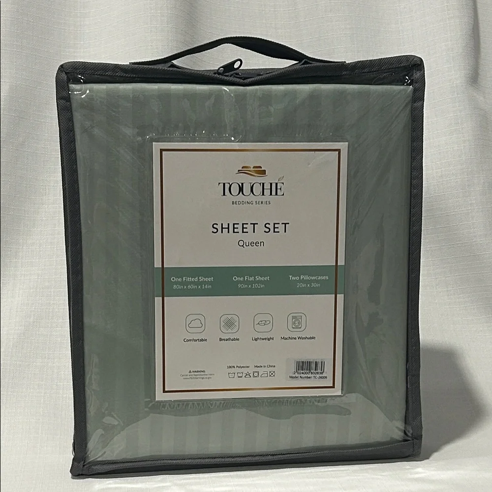 Queen Comforter and Sheet Set - Green